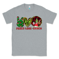 Heather Grey Peace Love Grinch Classic Tee - Bettercallsaul