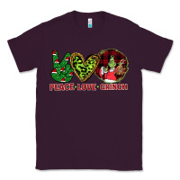 Plum Peace Love Grinch Classic Tee - Bettercallsaul