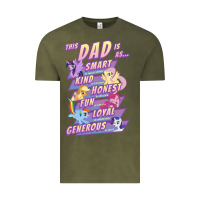 Vintage Olive My Little Pony Father's Day Group Shot This Dad Is Vintage Tee - longCreatives