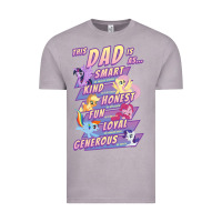 Vintage Zinc My Little Pony Father's Day Group Shot This Dad Is Vintage Tee - longCreatives