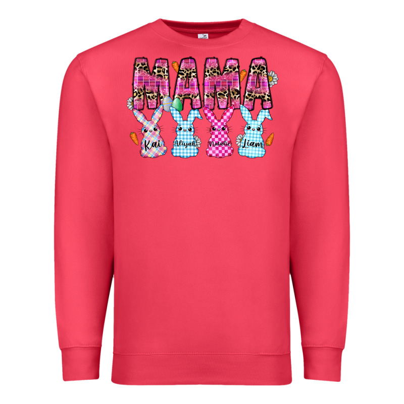 Easter Day Mama Premium Sweatshirt by CowhideDigitalArt | Teevron