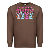 Chestnut easter day mama Premium Sweatshirt - CowhideDigitalArt