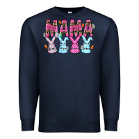 Navy easter day mama Premium Sweatshirt - CowhideDigitalArt