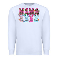 White easter day mama Premium Sweatshirt - CowhideDigitalArt