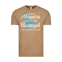 Vintage Coffee I Have Alopecia Awareness, I Am Beautiful Just Th Vintage Tee - longCreatives