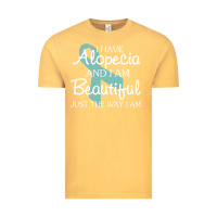Vintage Mustard I Have Alopecia Awareness, I Am Beautiful Just Th Vintage Tee - longCreatives