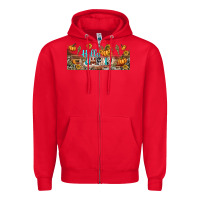 Red hello pumpkin libbey glass Zipper Hoodie - BundleAndBundleShop