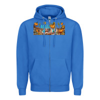 True Royal hello pumpkin libbey glass Zipper Hoodie - BundleAndBundleShop