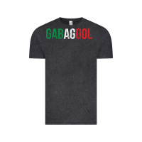 Vintage Black Gabagool New Jersey Italian Flag Food Sicilian Cap Vintage Tee - longCreatives