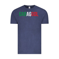 Vintage Denim Gabagool New Jersey Italian Flag Food Sicilian Cap Vintage Tee - longCreatives