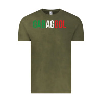 Vintage Olive Gabagool New Jersey Italian Flag Food Sicilian Cap Vintage Tee - longCreatives