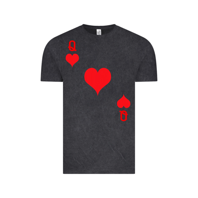 Queen Of Hearts  Playing Card   Halloween Costume Vintage Tee by longCreatives | Teevron