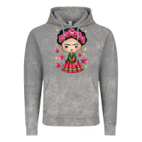 Cloud Rock Mexican Girl Vintage Hoodie - texasbilliewilder