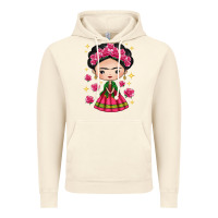 Vintage Artic Mexican Girl Vintage Hoodie - texasbilliewilder
