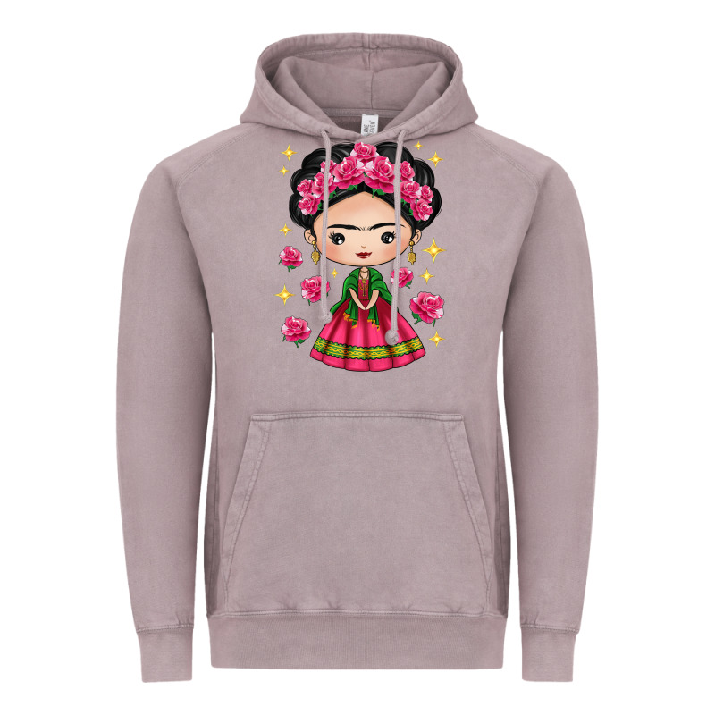 Mexican Girl Vintage Hoodie by texasbilliewilder | Teevron
