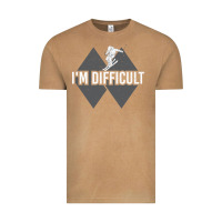 Vintage Camel I'm Difficult Double Black Diamond Skiing Vintage Tee - longCreatives