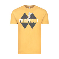Vintage Mustard I'm Difficult Double Black Diamond Skiing Vintage Tee - longCreatives