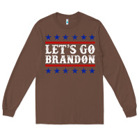 Chestnut Let's Go Brandon Long Sleeve Tee - Jasminsmagicworld