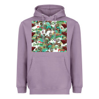 Lavender christmas magic pattern Heavyweight Hoodie - CowhideDigitalArt