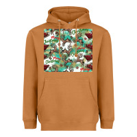 Meerkat christmas magic pattern Heavyweight Hoodie - CowhideDigitalArt
