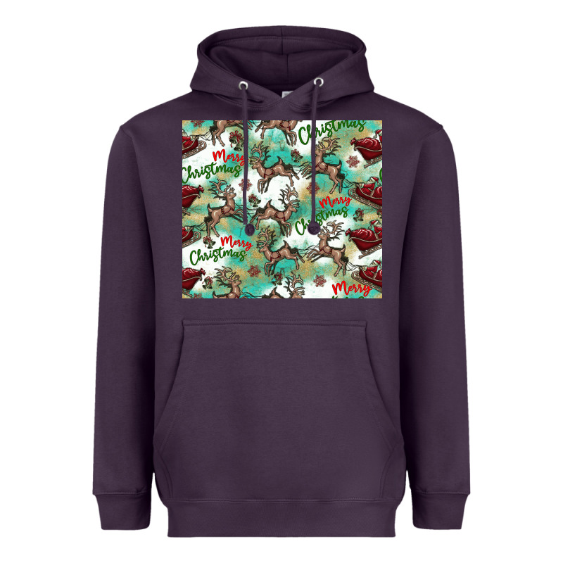 Christmas Magic Pattern Heavyweight Hoodie by CowhideDigitalArt | Teevron
