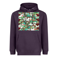 Plum christmas magic pattern Heavyweight Hoodie - CowhideDigitalArt