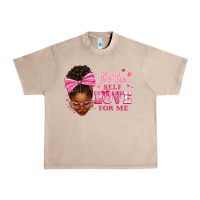 French Oak it's the self love for me afro woman Urban Heavy Tee - texasbilliewilder
