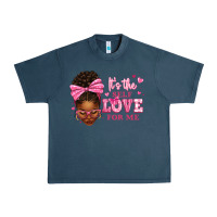 Midnight Navy it's the self love for me afro woman Urban Heavy Tee - texasbilliewilder
