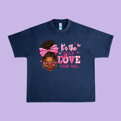 It's The Self Love For Me Afro Woman Urban Heavy Tee Designed By Texasbilliewilder