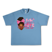 Pebble Blue it's the self love for me afro woman Urban Heavy Tee - texasbilliewilder
