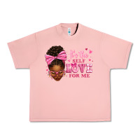 Salmon it's the self love for me afro woman Urban Heavy Tee - texasbilliewilder