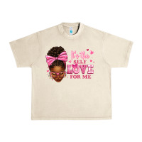Sandshell it's the self love for me afro woman Urban Heavy Tee - texasbilliewilder