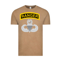 Vintage Coffee Ranger and Airborne Master Vintage Tee - longCreatives