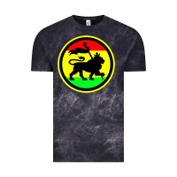 Cloud Black Rasta Lion Vintage Tee - longCreatives