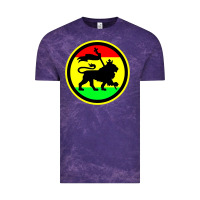 Cloud Purple Rasta Lion Vintage Tee - longCreatives