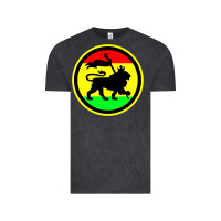 Vintage Black Rasta Lion Vintage Tee - longCreatives