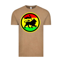 Vintage Coffee Rasta Lion Vintage Tee - longCreatives