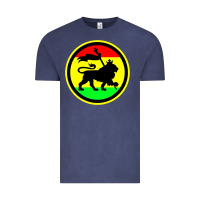 Vintage Denim Rasta Lion Vintage Tee - longCreatives