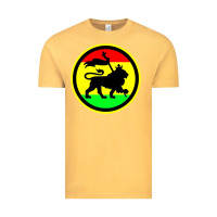 Vintage Mustard Rasta Lion Vintage Tee - longCreatives