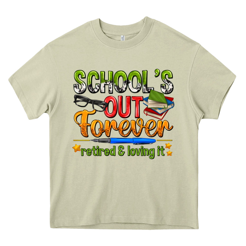 Schools Out Forever Heavy Core Tee by NancyCooperArtShop | Teevron