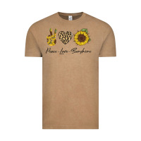 Vintage Coffee Peace Love Sunshine Vintage Tee - Bettercallsaul