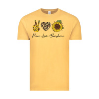 Vintage Mustard Peace Love Sunshine Vintage Tee - Bettercallsaul