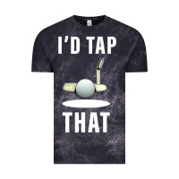 Cloud Black I'd Tap That TFunny Golf Vintage Tee - longCreatives