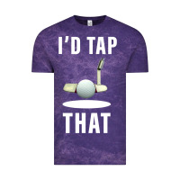 Cloud Purple I'd Tap That TFunny Golf Vintage Tee - longCreatives