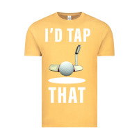 Vintage Mustard I'd Tap That TFunny Golf Vintage Tee - longCreatives