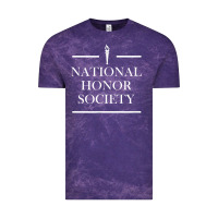 Cloud Purple National Honor Society Torch Vintage Tee - longCreatives