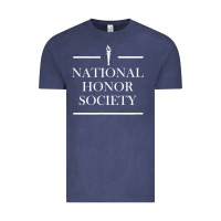 Vintage Denim National Honor Society Torch Vintage Tee - longCreatives