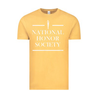Vintage Mustard National Honor Society Torch Vintage Tee - longCreatives