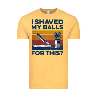Vintage Mustard Nice I Shaved My Balls For This Vintage Vintage Tee - longCreatives