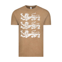 Vintage Coffee Retro Three England Lions Vintage Souvenir Vintage Tee - longCreatives